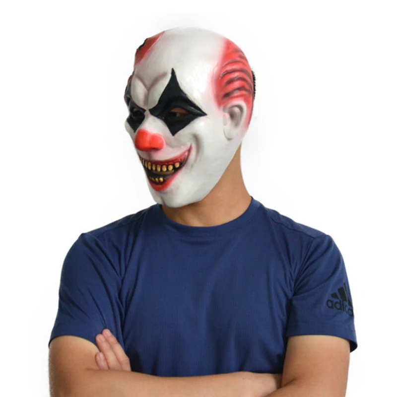 
Joker Mask Movie The Dark Knight Cosplay Horror Scary Clown Mask Halloween Latex Masks Party Costume 