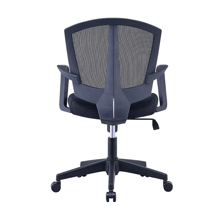 Free Sample Staff Chair Factory OEM Mid Back Cheap Ergonomic Swivel Mesh Chair Office Staff Mesh Chair for Meeting