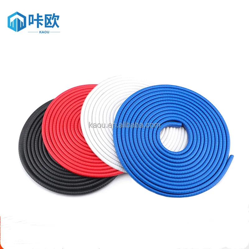 Auto PVC U shape trims flexible composite extruded rubber EPDM glass edge trim Sealing Rubber Strip