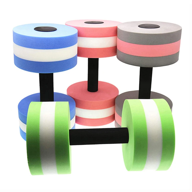 Water Fitness Aqua Dumbbells High Density EVA Soft Foam aquatic dumbbells