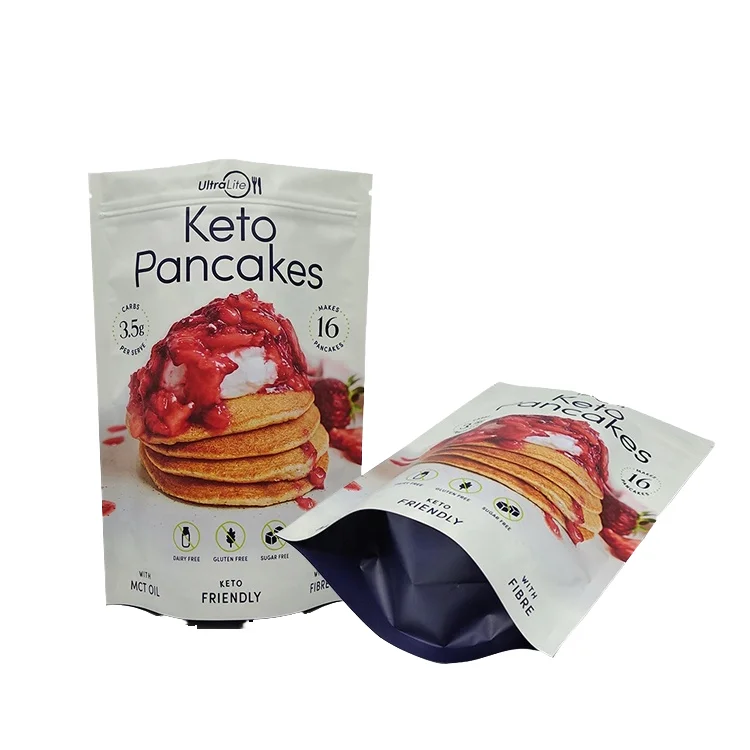 Eco-Friendly Stand up Pouch Packaging for Flour for Industrial Use Secure and Gravure Printing on Surface