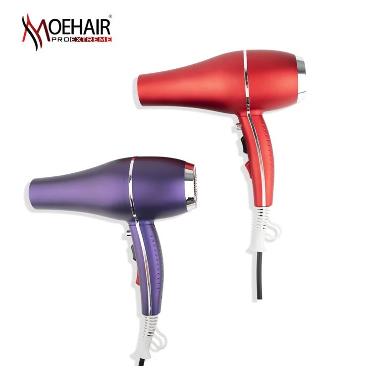 2000 Вт высококачественный фен для волос с электродвигателем переменного тока оптовая продажа на заказ Профессиональный фиолетовый красный салонный электрический 2021