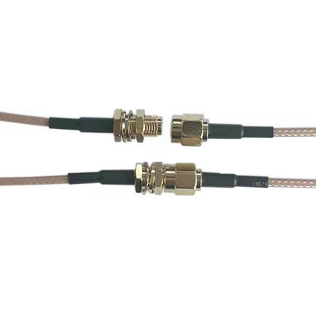 Universal Red SMA Female Protective Cover Outdoor Use Antenna End RF Connector Dust Cap Protective Antenna Cap for Outdoor Use