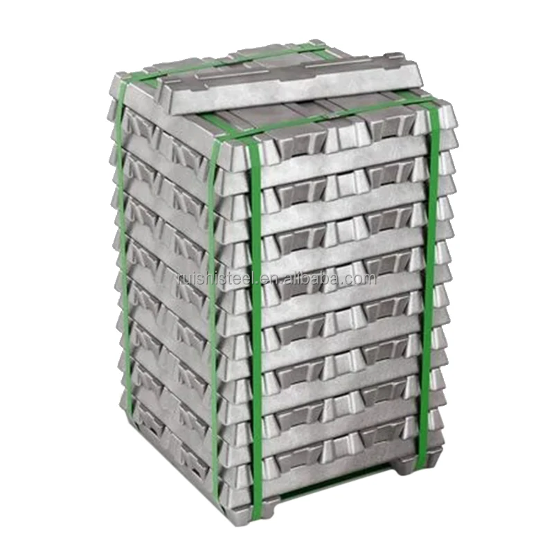 High Quality  A7 Aluminium Ingots 99.998% Aluminum Ingots ADC 12 Aluminum Ingots