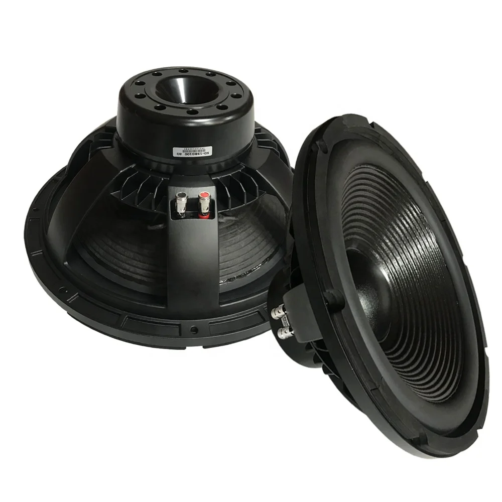 Quality Assured Professional 15 Inch neodymium magnet Rubber edge Mid Bass subwoofer speaker sound system equipment