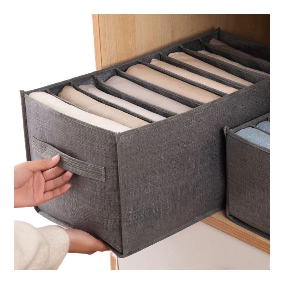Closets Clothes Organizer Pants Jeans Storage Box Cabinet Organizer Drawers Underwear Socks T-Shirt Wardrobe Storage Organizers