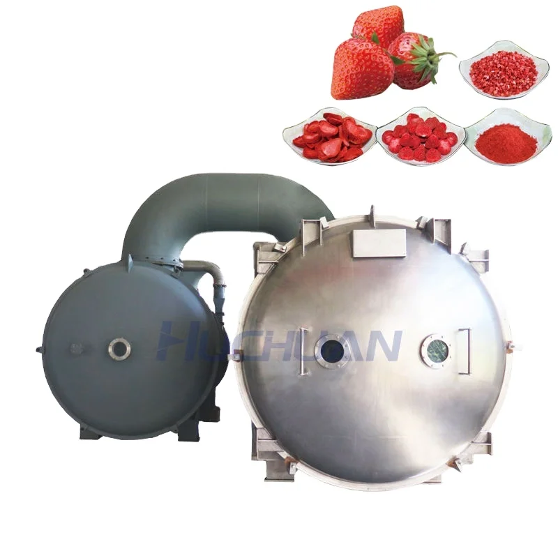 Huchuan automatic vacuum freeze dried avocado powder spinach machine fruit juice powder lyophilization