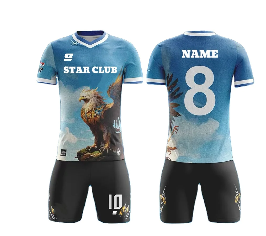 2024 Blue Rooster Personalized Design Football Sportswear Breathable Jackets with Custom Made Team Name