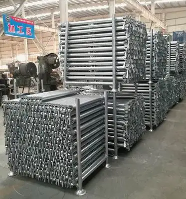 Steel Ring Lock Scaffold System Hot dip galvanized aluminium scaffolding parts for construction