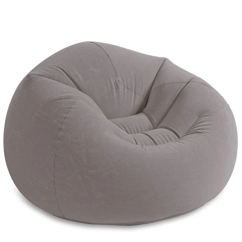 Портативный стул без битов Intex 68579 45x45x28 дюймов, удобный одиночный надувной диван, стул для взрослых