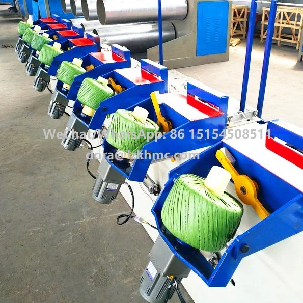tomato pp plastic poly rope winder polypropylene nylon raffia yarn baler string twine ball winding machine with good price