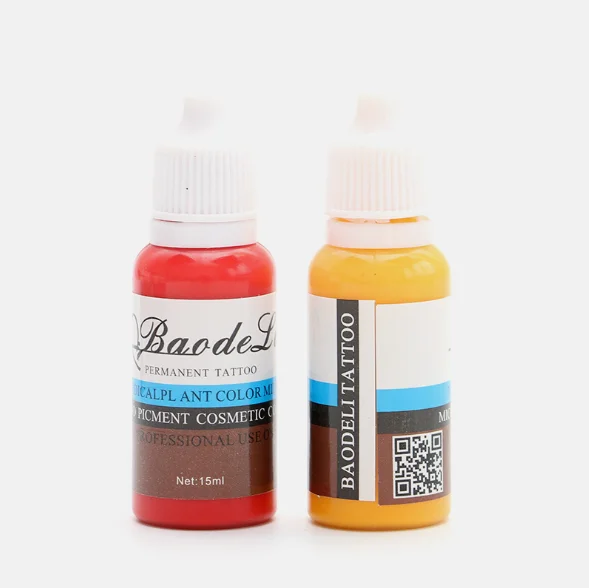 Hot Sale Body Art Tattoo Ink Set Micro Pigment Kits Permanent Tattoo Ink Pigment Ink