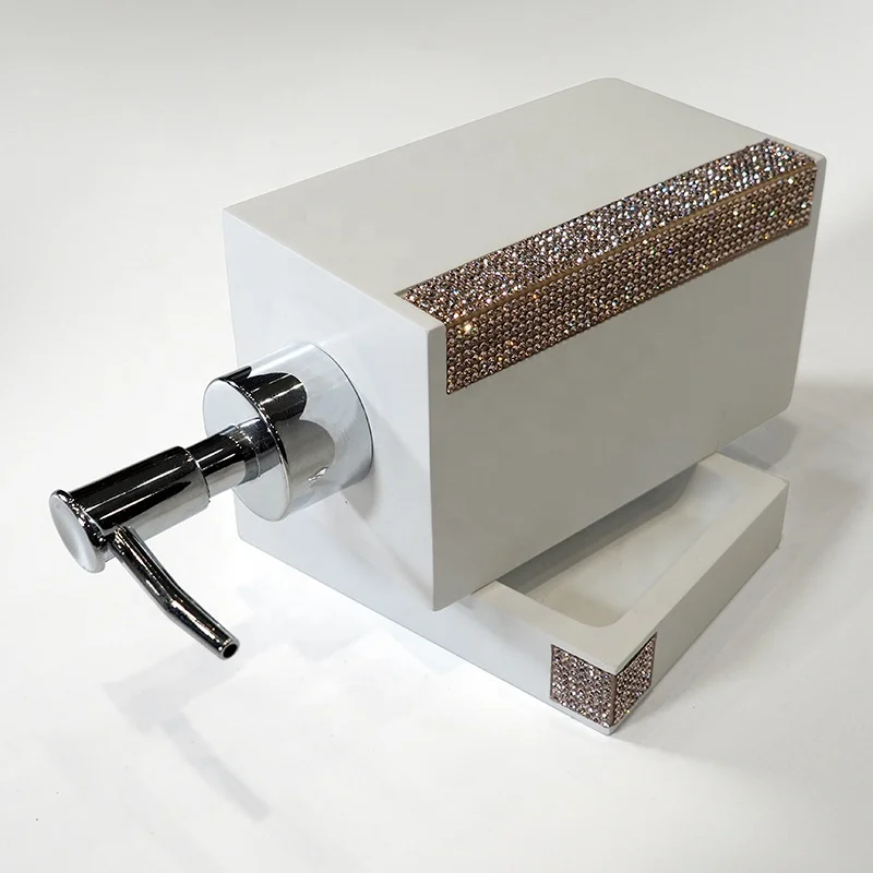 Luxury Colorful Home Bathroom Decorations Resin Bathroom Accessories Sets