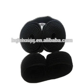 20mm OEKO-TEX100 nylon China manufacturer fastener Repeated use black Hook and Loop Combination Tape