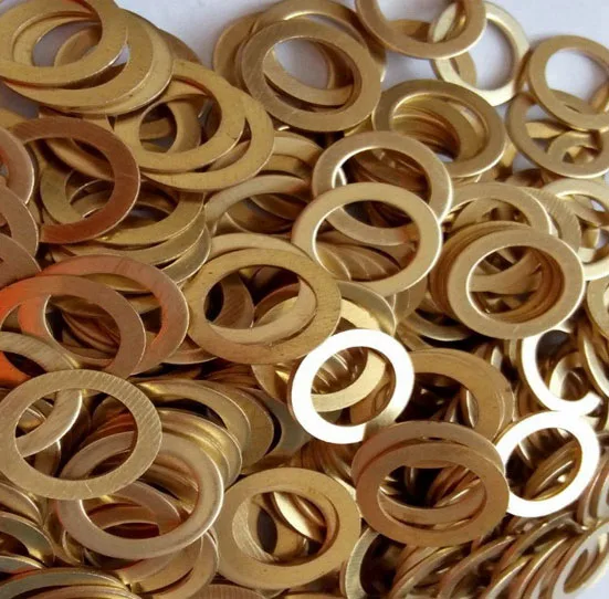 JIS Standard Non Standard Washer Shim Flat Plain Thrust Washer Steel Bronze Plastic Stainless Steel Customized Nylon DIN 100 Pcs