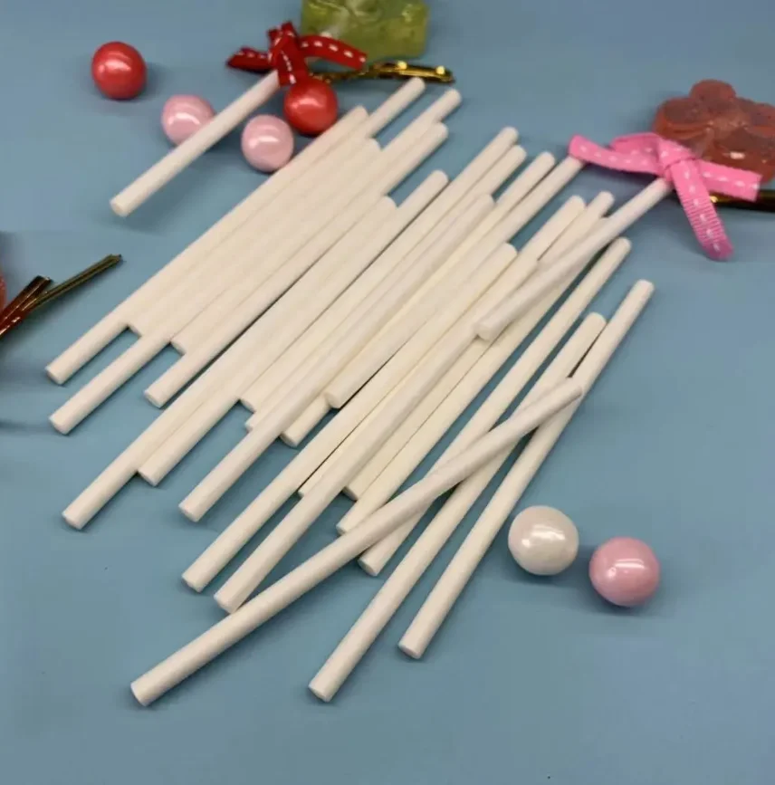 Eco friendly candy sugar lollipop paper stick  Cake pop sticks