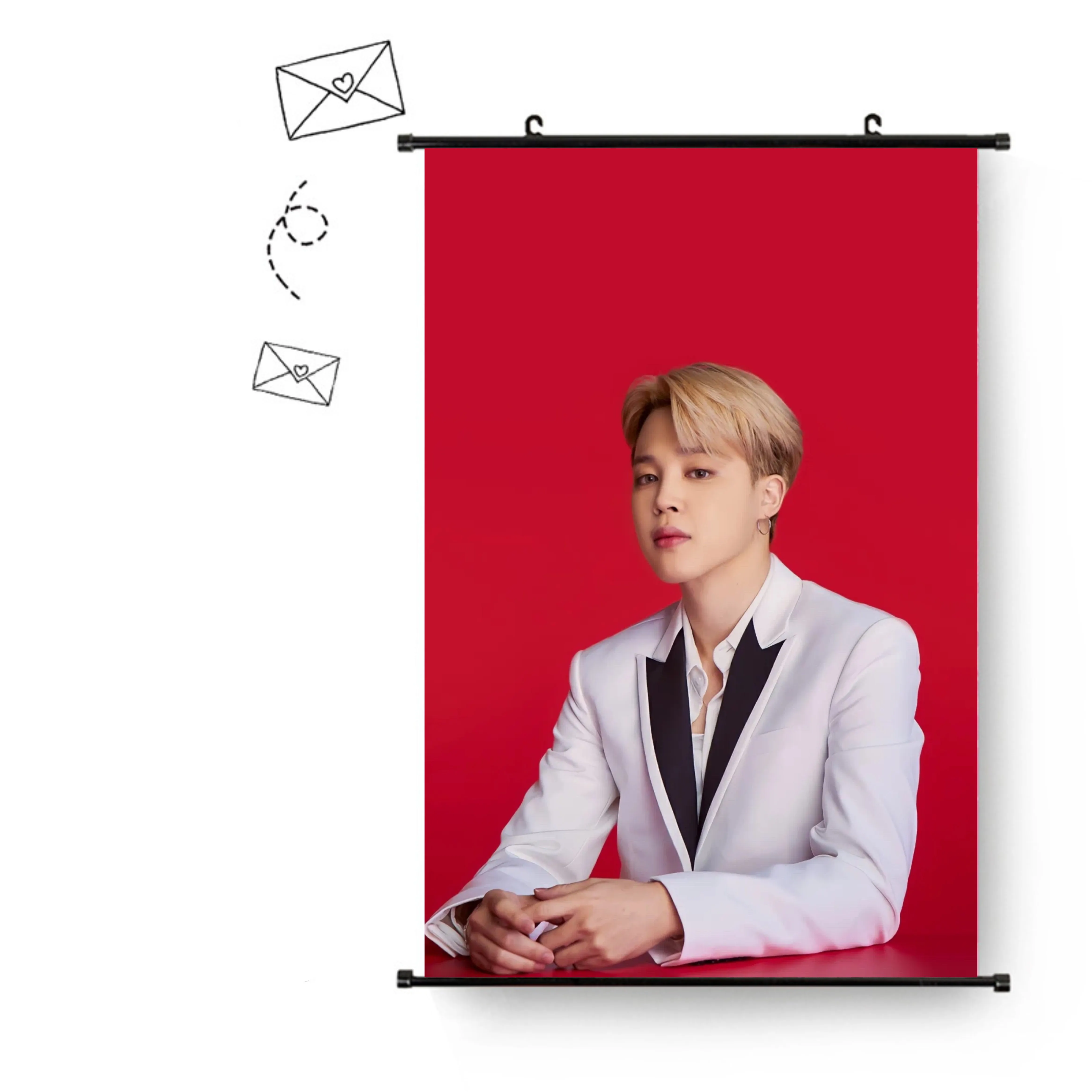 Оптом Kpop Idol Bangtan Boys соответствует LDF фото гобелен тканевый постер Висячие
