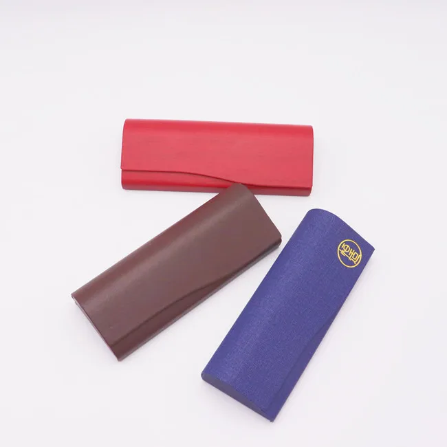 Factory cheap hot sale sunglasses case glasses case high quality glasses case with red/yellow