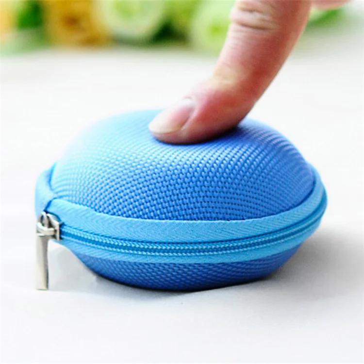 Лидер продаж, цветной водонепроницаемый переносной чехол для наушников EVA на молнии