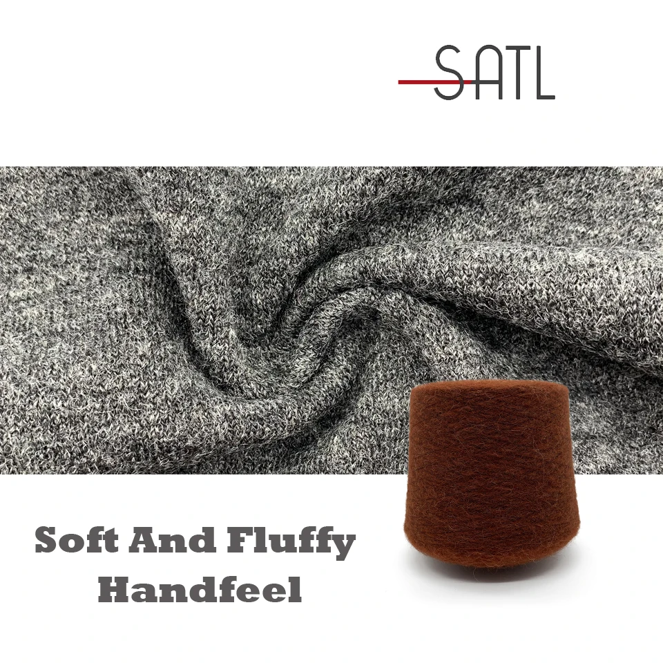 Wholesale 1/18nm 38% Acrylic 32% Nylon 25% Wool 5% Spandex Blended Organic Fancy Yarn For Knitting