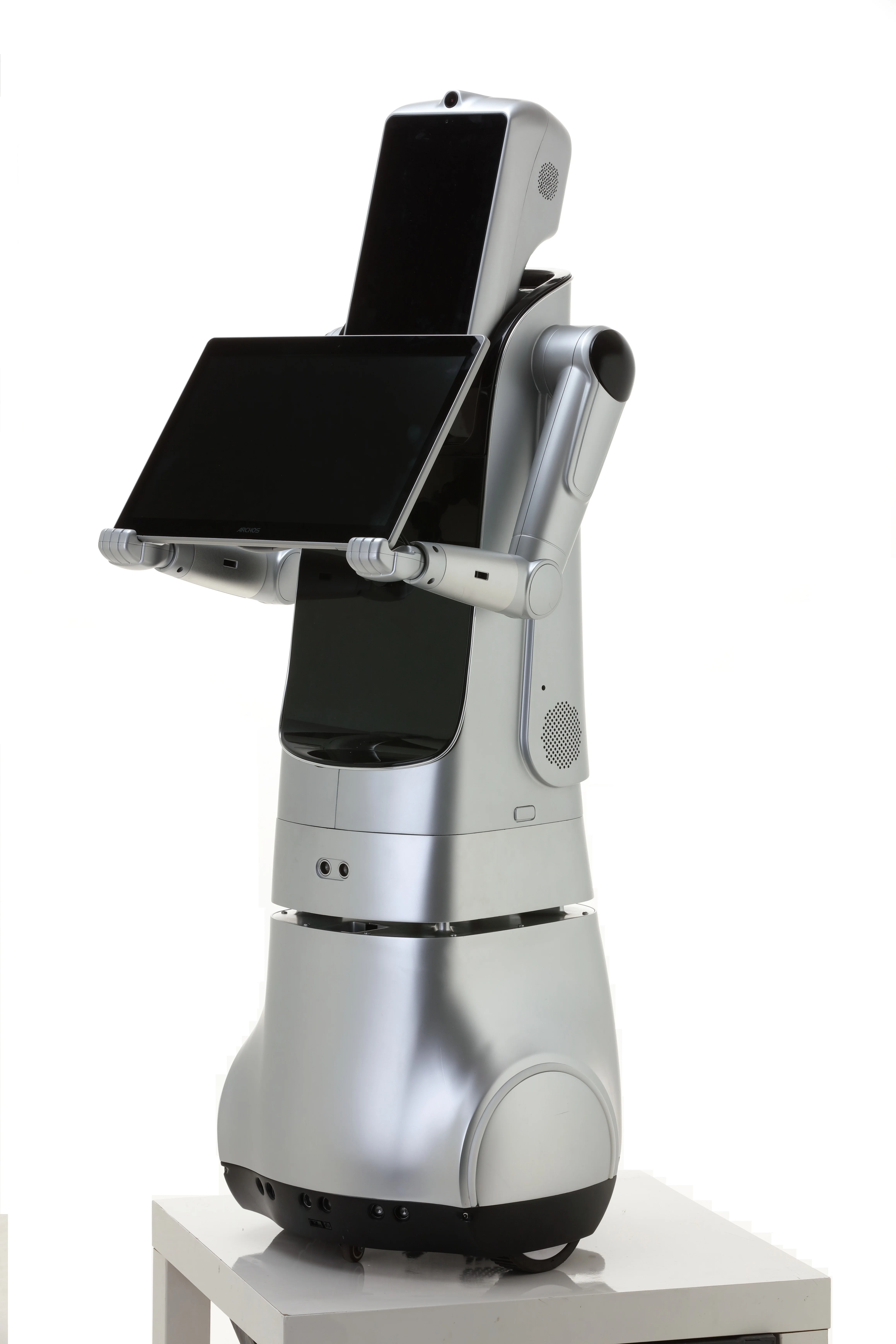 
PadBot X2 Mall Company use Greeting Product Introducing Receptionist Robot 