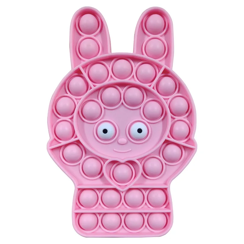 Factory Direct Supply Rainbow Cloud Anti Stress Sensory Fidget Bubble Baby Educational Toys bag