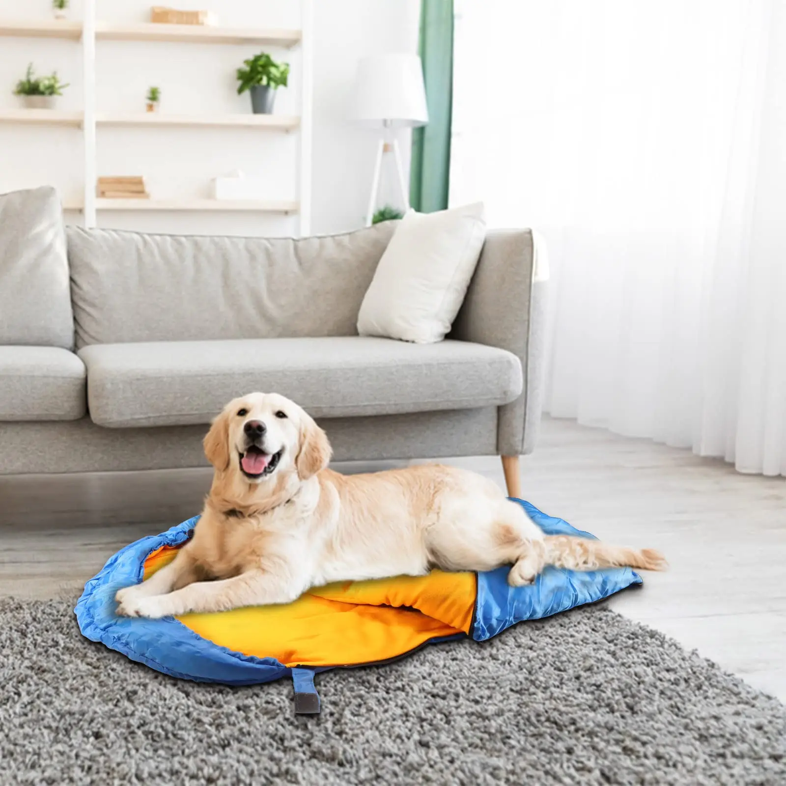 Longsen winter outdoor camping  travel with your pet dog cat or other pets portable down dog sleeping bag