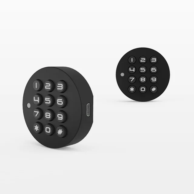 F029 Digital Number Locker Lock ABS Password Combination Lock For Cabinet Punch-free Smart Fingerprint Locks For Sale