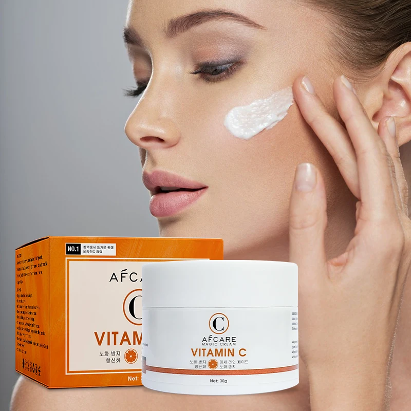 Korean Whittening Face Cream Cruelty-Free Moisturizer Nourishing and Hyaluronic Acid Vitamin C Face Cream for Dark Spots