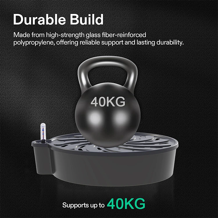 Outdoor Garden Self-Watering Fabric Pot Base PP Plastic Elevated Plant Saucers with Water Level Indicator for Indoor Grow Tents