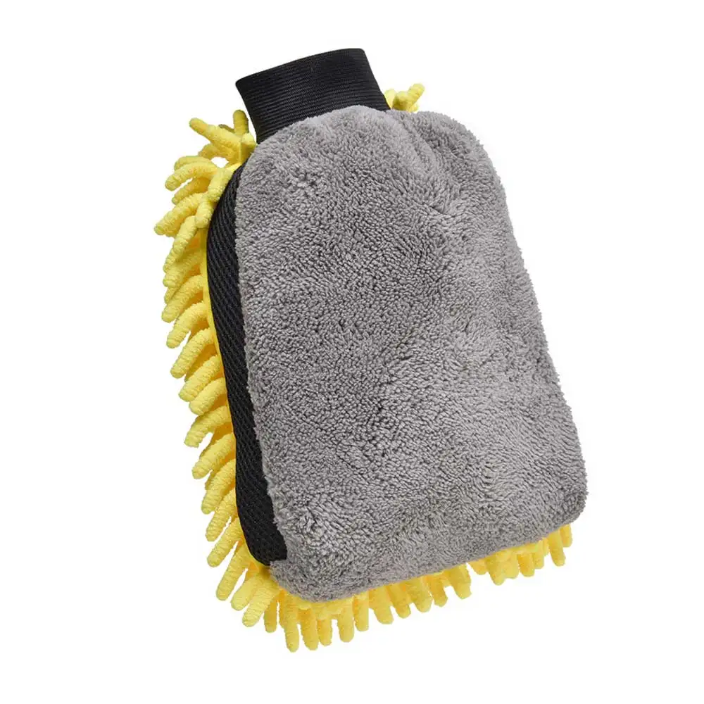 
Wholesale Dual-Sided Microfiber Waterproof Wash Gloves for Car Kitchen Office Cleaning 