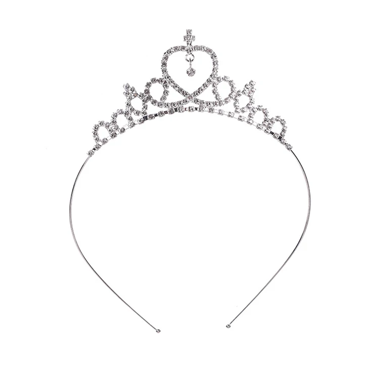 Hot Selling  Crystal Diamond Party Crowns Rhinestone Princess Crown For Girls