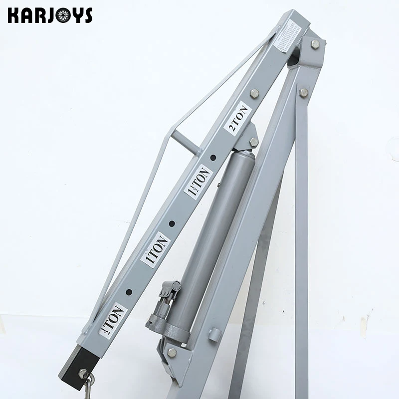 2 ton portable floor small lift engine crane hydraulic jack engine crane for car