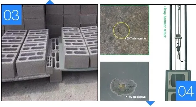 very good quality GMT pallet for cement block making machine with high strength can carry tons of weight