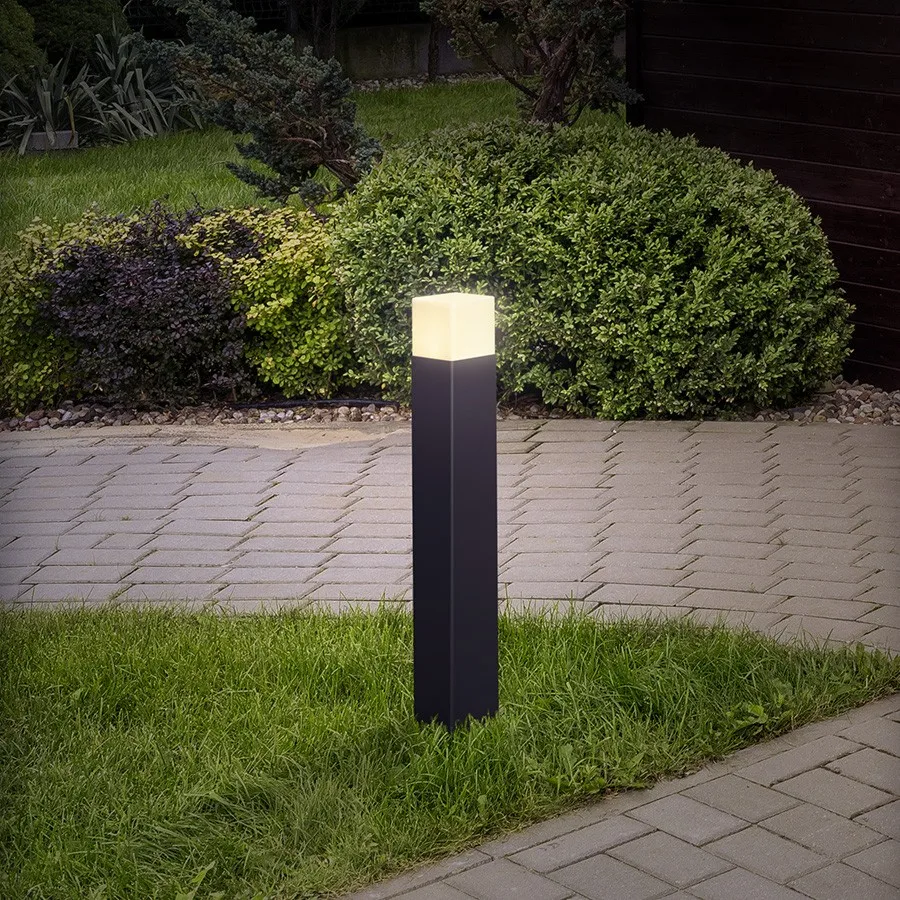 ModernE27 Max.40W IP44 Path Aluminium Outdoor Bollard Garden Lights Outdoor 80cm
