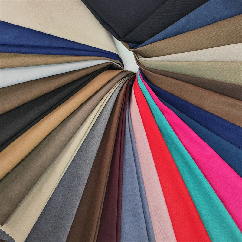 100 spun terylene polyester arab thobe fabric for men Custom supplier wholesale 100 gsm soft and breathable