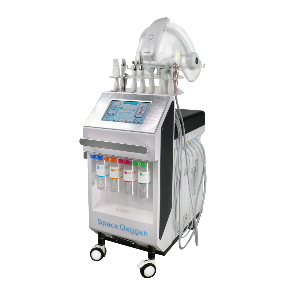 Hydra oxygen cleaning facial machine 12 in 1 aqua peel water skin care hydra dermabrasion beauty salon machine