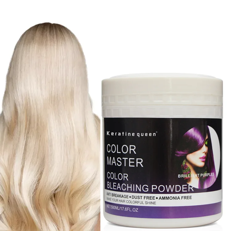 Oem частная торговая марка меняющий цвет волос отбеливающий порошок для крем-пероксид осветления цвета