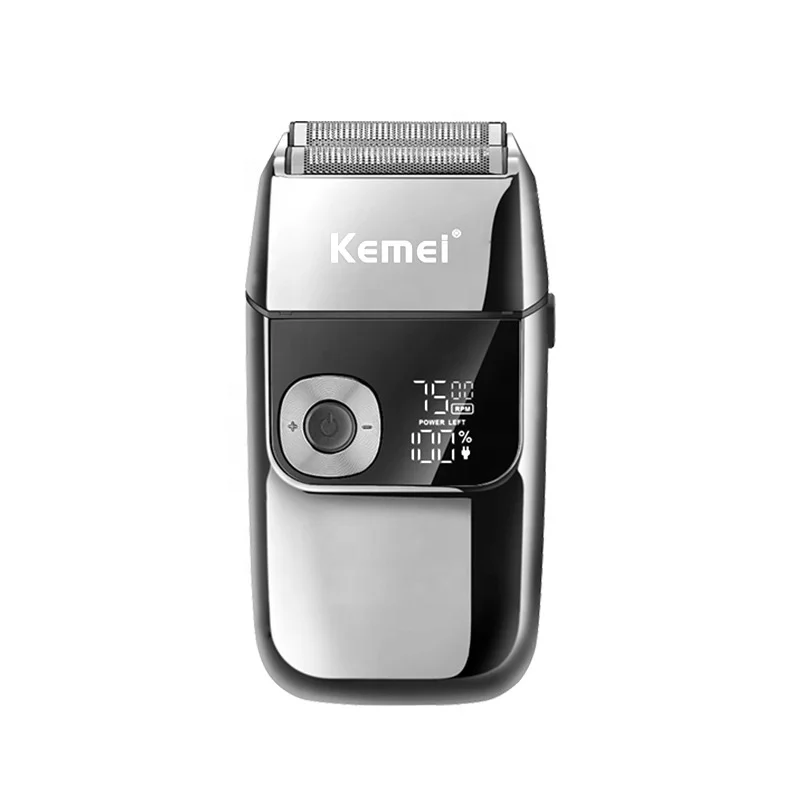 2 в 1 kemei 2028 Быстрая зарядка и длительный срок использования парикмахерской бритвы с ЖК-бритвой триммер для волос