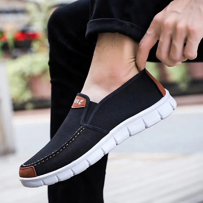 Fashion new design canvas loafer shoes zapatillas mtb ciclismo men loafers zapatillas baratas hombres