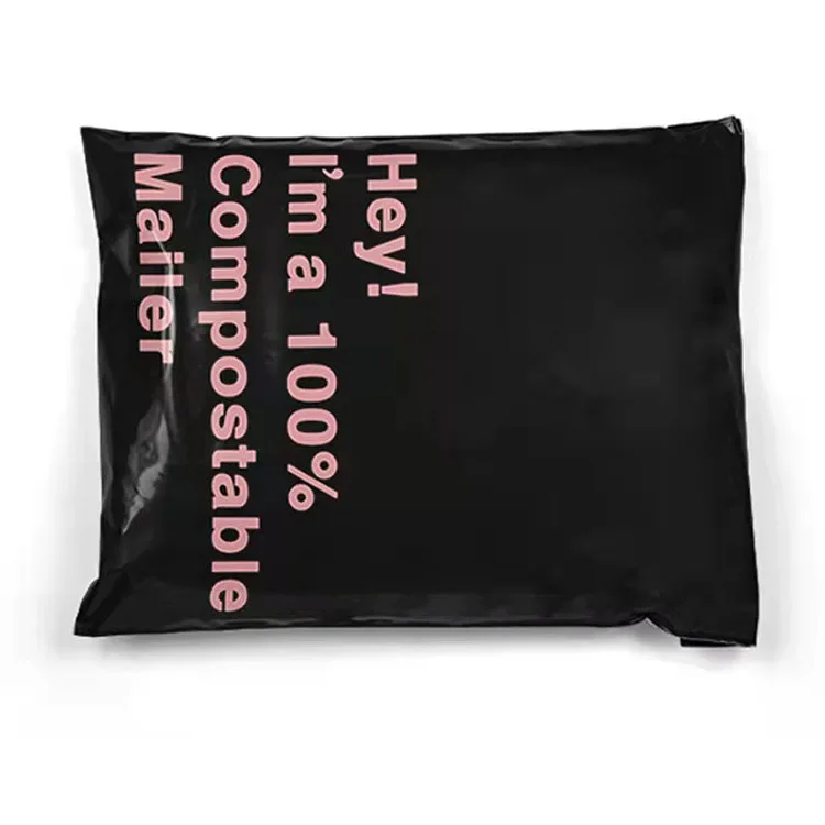 Shipping Courier Mailing Clothes Packaging Biodegradable Composable Poly Mailer Eco Friendly