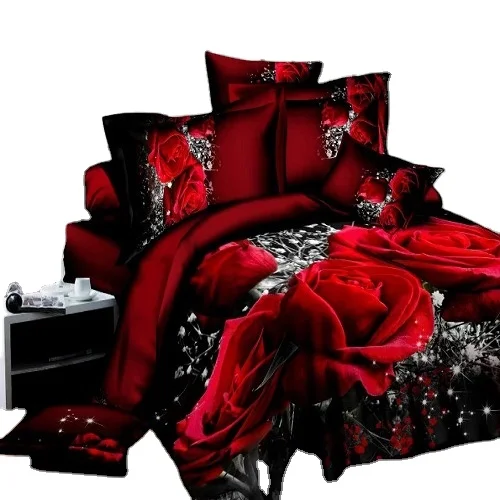 Hot Selling Luxury Kid Crib Microfiber 3d Digital Print Bed Linen Bedding Set