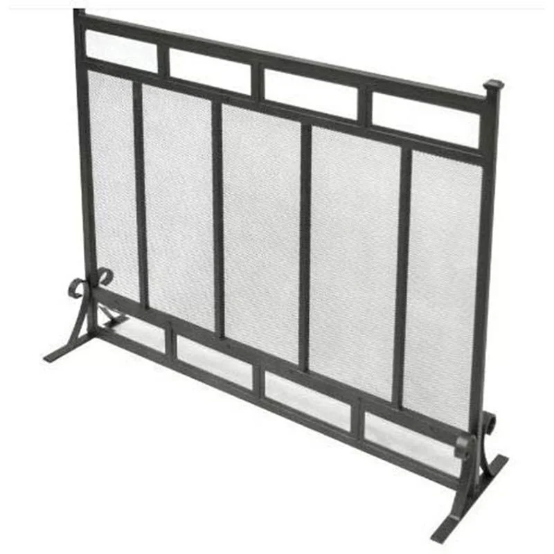 Одиночное большое противопожарное покрытие из закаленного стекла для камина