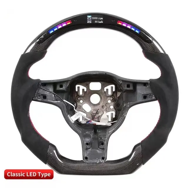 100% руль из углеродного волокна для 991 Порше (2013-16) Кайман 981(2013) Каррера (2013) Боксер (2014)