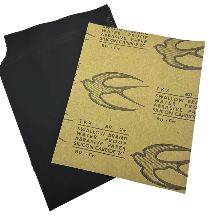 Wholesale Aluminum Oxide Silicon Carbide Abrasive Paper water Sandpaper Sheet For Car Body Polishing