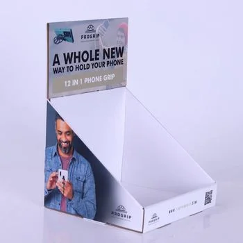 Retail PDQ Counter Show Stand Display Box Cardboard Paper Table Pop Counter Top Display Rack For Cosmetics Store