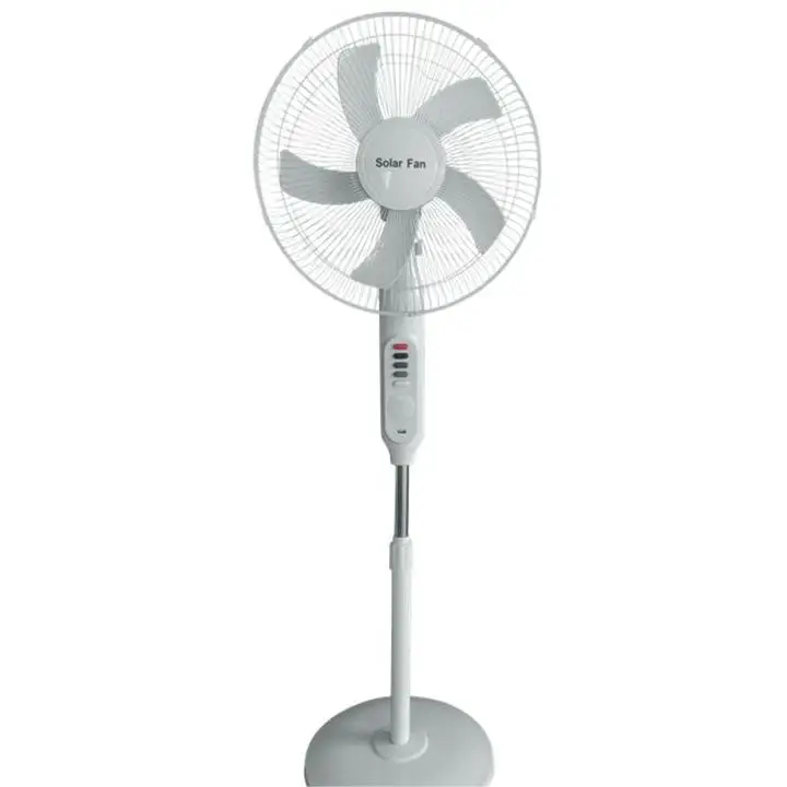 16 Inch Wholesale 12V Solar OEM Solar DC Pedestal Stand Fan Rechargeable
