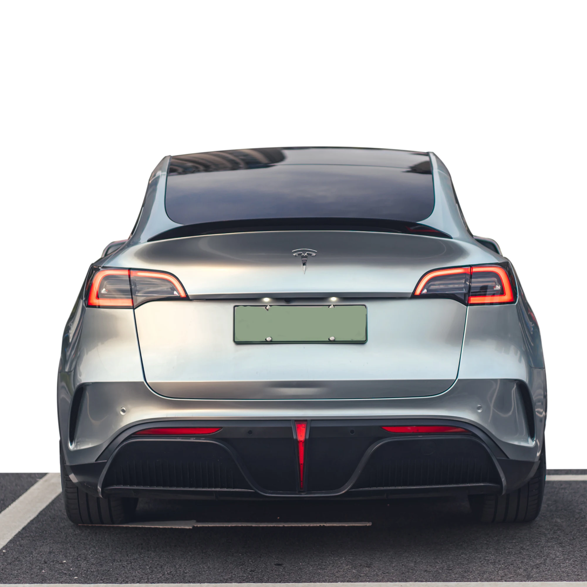High quality bodykit for Tesla Model Y starship style front bumper rear bumper side skirts and hood for Tesla model Y body kit