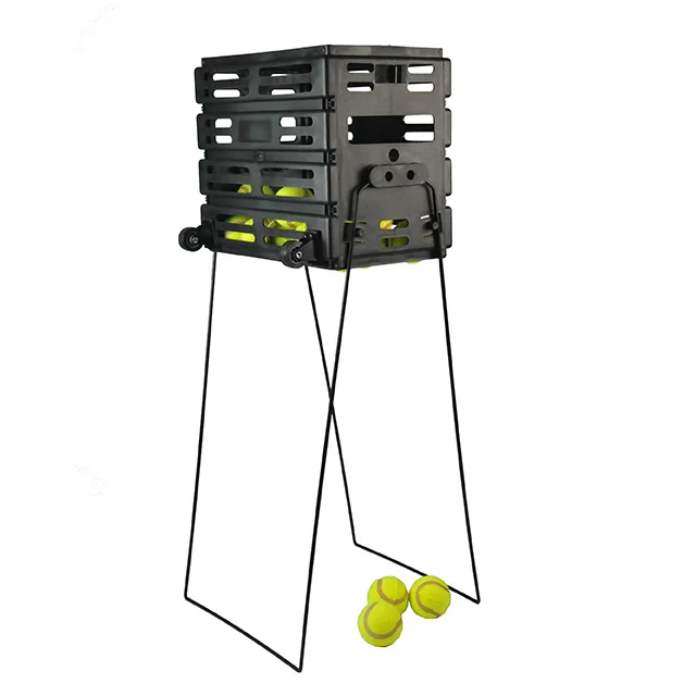 Enhanced Tennis Hopper Tennis Ball Pick Up Plastic Basket