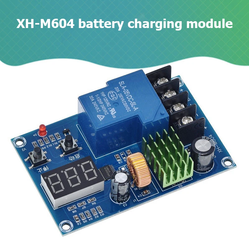 XH-M604 DC 6-60V Storage Lithium Battery Charging Control Switch Protection Board M604 Battery Charger Control Module
